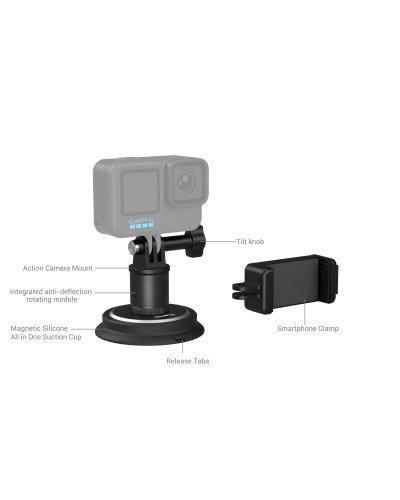 SmallRig Suction Cup Mounting Support for Action Cameras SmallRig Suction Cup Mounting Support for Action Cameras