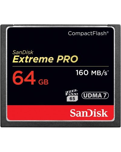 SanDisk 64GB Extreme Pro CompactFlash Memory Card
