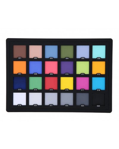 Professional 24 Color Checker Palette Board Card Test for Superior Digital Color Correction Balancing Photo Editing Photography