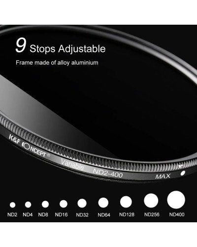 K&F Concept Nano-B Variable ND2-400 Filter 72mm