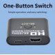 HDMI Switch Bi-Direction 2 Ports HDMI Splitter Switch for Laptop PC Xbox PS3/4 TV Box to Monitor TV Projector Adapter