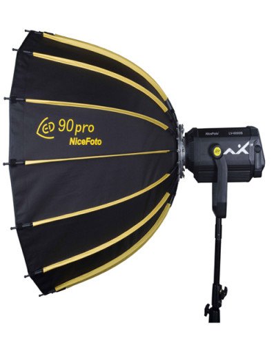 NiceFoto Quick Installation Deep Softbox With Grid 90cm Pro