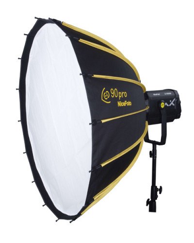 NiceFoto Quick Installation Deep Softbox With Grid 90cm Pro