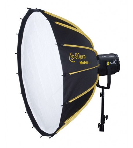 NiceFoto Quick Installation Deep Softbox With Grid 90cm Pro