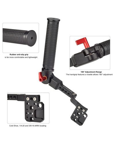 Camera Gimbal Stabilizer Handle Sling Grip Mounting Extension Arm Foldable L Bracket for DJI Ronin-S/Ronin-SC Gimbal Accessories