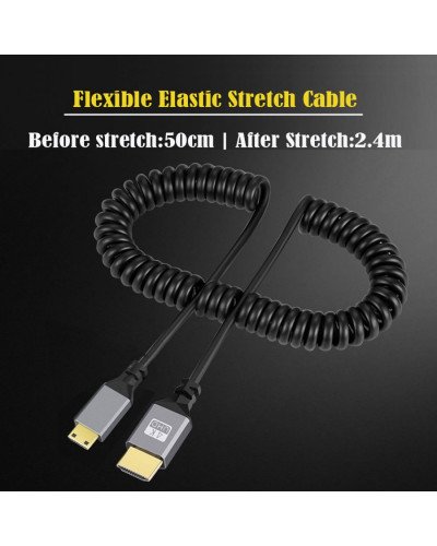 4K UHD HDMI TO MINI HDMI 2.4m Cable 4K UHD HDMI TO MINI HDMI 2.4m Cable