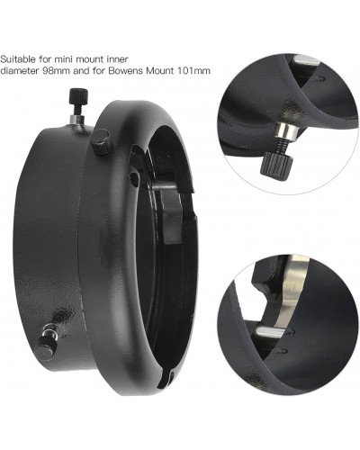 Speed ​​Ring Adapter to Connect Mini Flash Mount to Bowens Mount Fotogrpahy Accessories Interchangeable Mounts