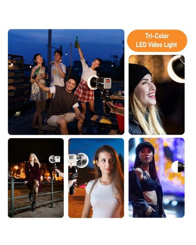 Andoer LED Video Light 60W COB Photography Light Tri-Color