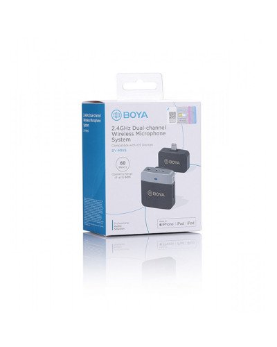 BOYA BY-M1V5 2.4GHz Dual-Channel Wireless Microphone System