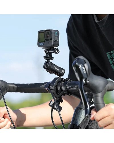 Ulanzi Bike/Motorcycle Handlebar Clamp Mount for GoPro/Insta360 Action Cameras