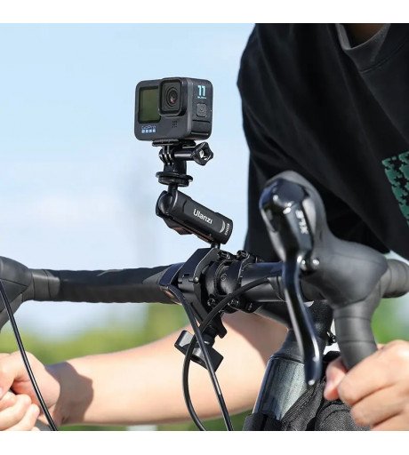 Ulanzi Bike/Motorcycle Handlebar Clamp Mount for GoPro/Insta360 Action Cameras