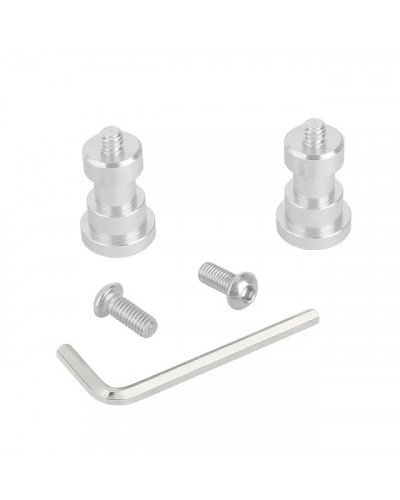 CAMVATE 1/4"-20 Male To M6 Female Thread Screw Adapter For Wall Mount Support Accessories (2 Pieces)