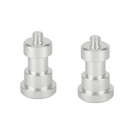 CAMVATE 1/4"-20 Male To M6 Female Thread Screw Adapter For Wall Mount Support Accessories (2 Pieces)