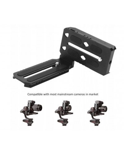 Camera Stabilizer Vertical Shooting Board with Counterweight for Zhiyun Weebill/Weebill S Stabilizer Quick Release Plate