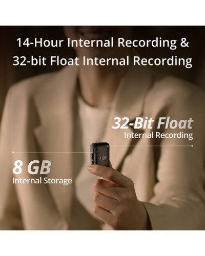 DJI Mic 2 Wireless Microphone Single Kit (1-TX+1-RX)