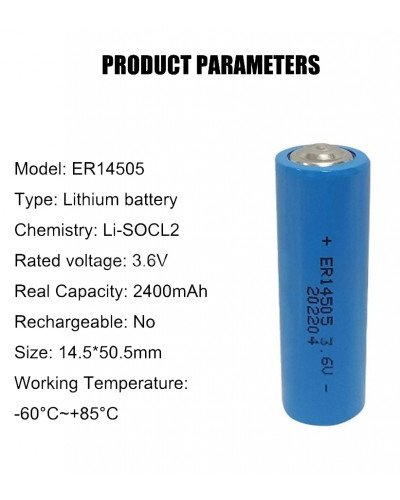 1Pc 3.6V ER14505 202204 AA Replacement Battery 1Pc 3.6V ER14505 202204 AA Replacement Battery