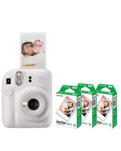 FUJIFILM INSTAX MINI 12 Instant Camera with Instant Film (30 Sheets)