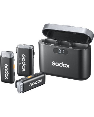 Godox WEC 2-Person Wireless Microphone System for Cameras and Mobile Devices (2.4 GHz)