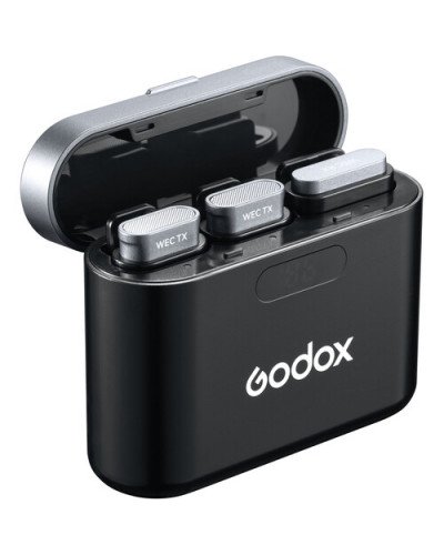 Godox WEC 2-Person Wireless Microphone System for Cameras and Mobile Devices (2.4 GHz)