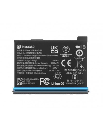 Insta360 Rechargeable 1800mAh Battery for X3