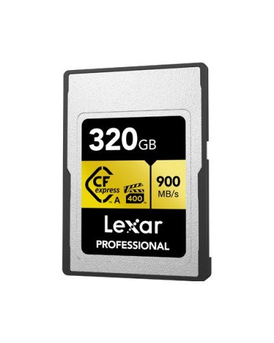 Lexar 320GB Professional CFexpress Type A Card GOLD Series