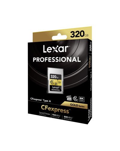 Lexar 320GB Professional CFexpress Type A Card GOLD Series