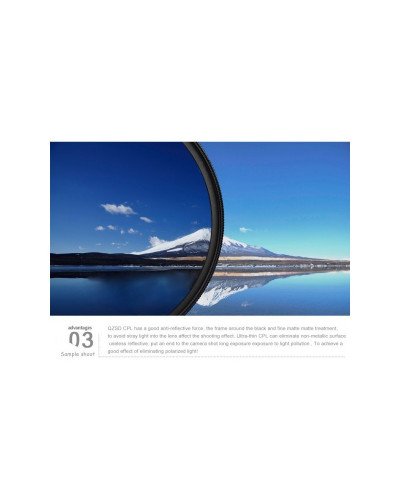 QZSD NRC-CPL 62mm Professional Optical Filter 