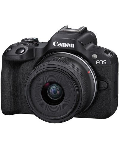 Canon EOS R50 Mirrorless Camera with 18-45mm Lens (Black)