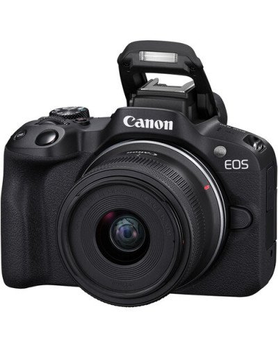 Canon EOS R50 Mirrorless Camera with 18-45mm Lens (Black)