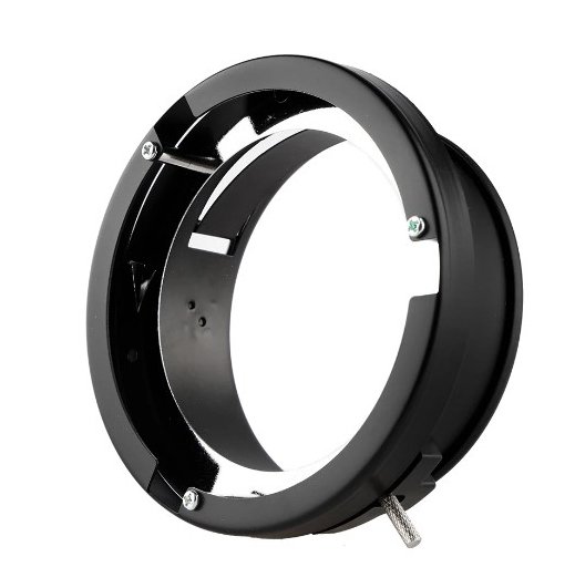 Universal Flash Mount to Bowens Mount Ring Adapter for Softbox Beauty Dish Strobe K150A K180A 250DI 300DI 250SDI