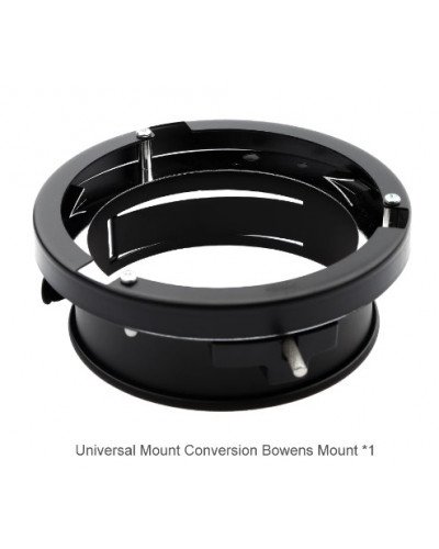 Universal Flash Mount to Bowens Mount Ring Adapter for Softbox Beauty Dish Strobe K150A K180A 250DI 300DI 250SDI