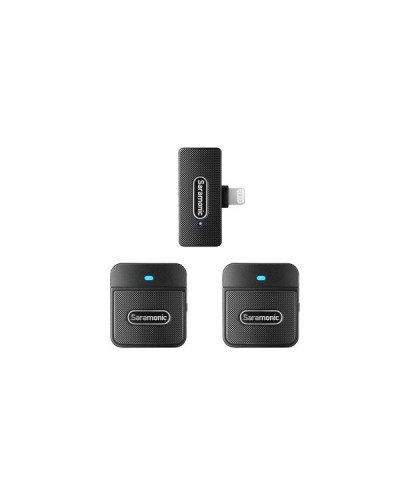 Saramonic Blink 100 B4 2-Person Compact Digital Wireless Clip-On Microphone System with Lightning Connector