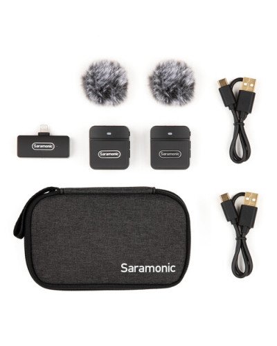 Saramonic Blink 100 B4 2-Person Compact Digital Wireless Clip-On Microphone System with Lightning Connector