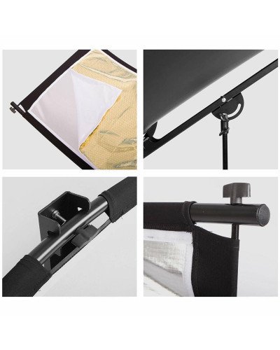 Selens 4-Color Cloth U-SHAPE Reflector 60 X 110 CM