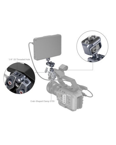 SmallRig Magic Arm with Dual Ball Heads (1/4”-20 Screws)