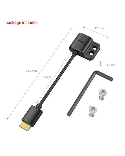 SmallRig Ultra Slim 4K Adapter Cable (C to A)