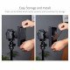 FEELWORLD TP10 Portable 10" Folding Teleprompter Up 11" Phone Tablet Prompter for Phone DSLR Shoot