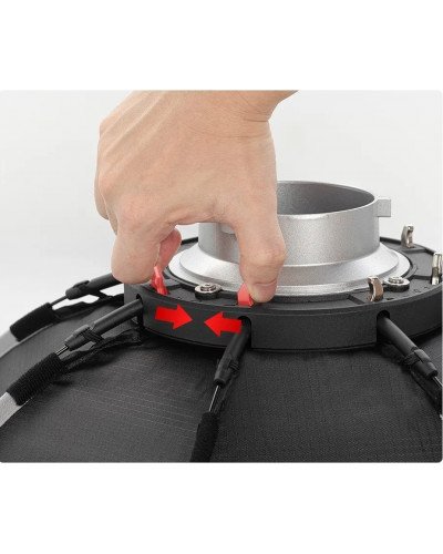 TRIOPO K2-90 Octagon Foldable Softbox Bracket Bowns Mount for Flash TRIOPO K2-90 Octagon Foldable Softbox Bracket Bowns Mount for Flash