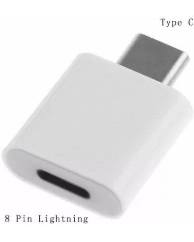 Lightning iPhone 8pin to Type C Male Converter Adapter