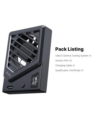 Ulanzi Camera Cooling Fan For Sony/Canon/FUJIFILM/Nikon
