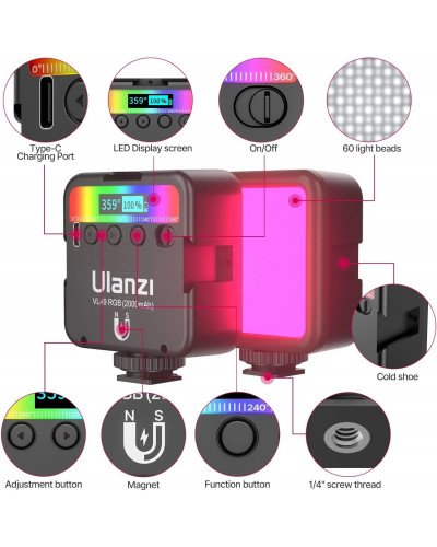 Ulanzi VL49 RGB Mini LED Video Light