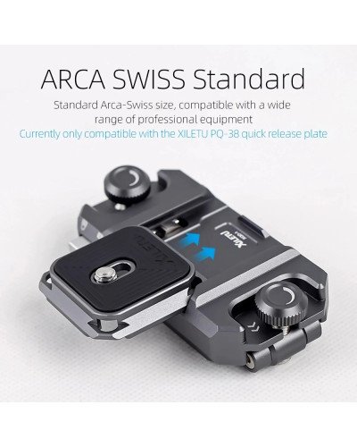 XILETU XQD-1 DSLR Camera Quick Release Plate Photography Shoulder Hanging Accessories Waist Hanging System