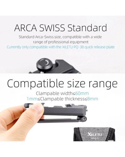 XILETU XQD-1 DSLR Camera Quick Release Plate Photography Shoulder Hanging Accessories Waist Hanging System