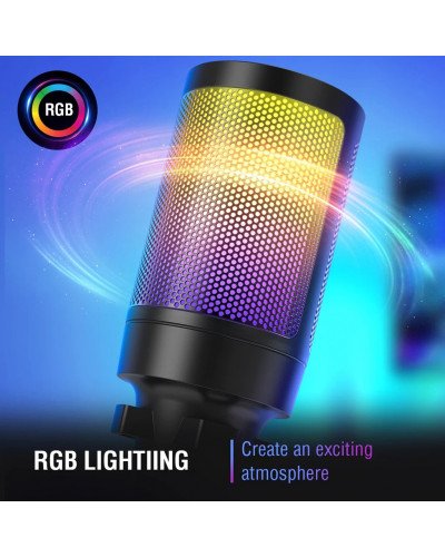 FIFINE A6V Gaming PC USB Podcast Condenser Microphone