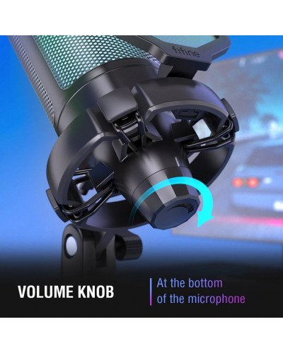 FIFINE A6V Gaming PC USB Podcast Condenser Microphone