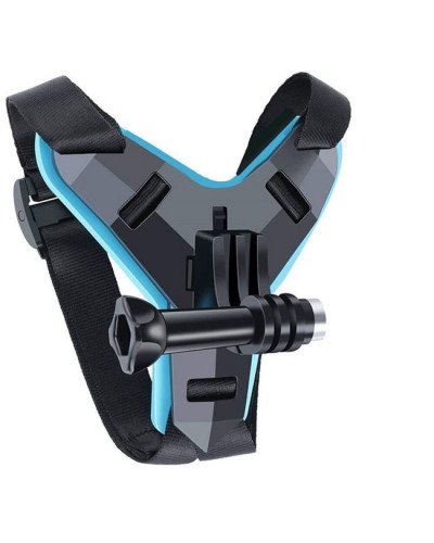 Helmet Chin Mount Strap For GoPro Hero 12 11 9 SJCAM Motorcycle Helmet Chin Stand Action Camera Accessories