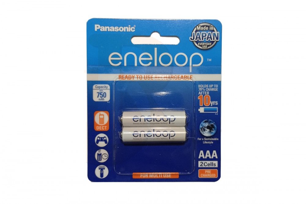 Panasonic Eneloop Battery AAA 750mAh 2pcs
