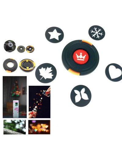 58mm Bokeh Masters Kit Bokeh Effect Lens Cap Cover Filter for Artistic Romantic Night Scene Photography