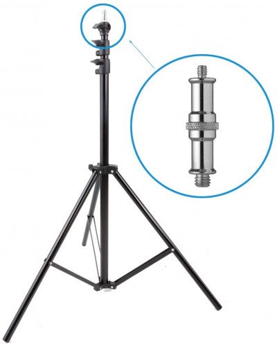 1/4 to 3/8 inch Metal Male Convertor Threaded Screw Adapter