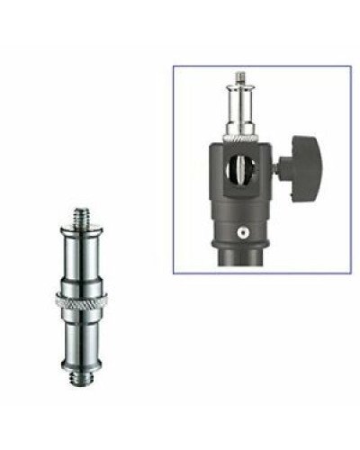 1/4 to 3/8 inch Metal Male Convertor Threaded Screw Adapter